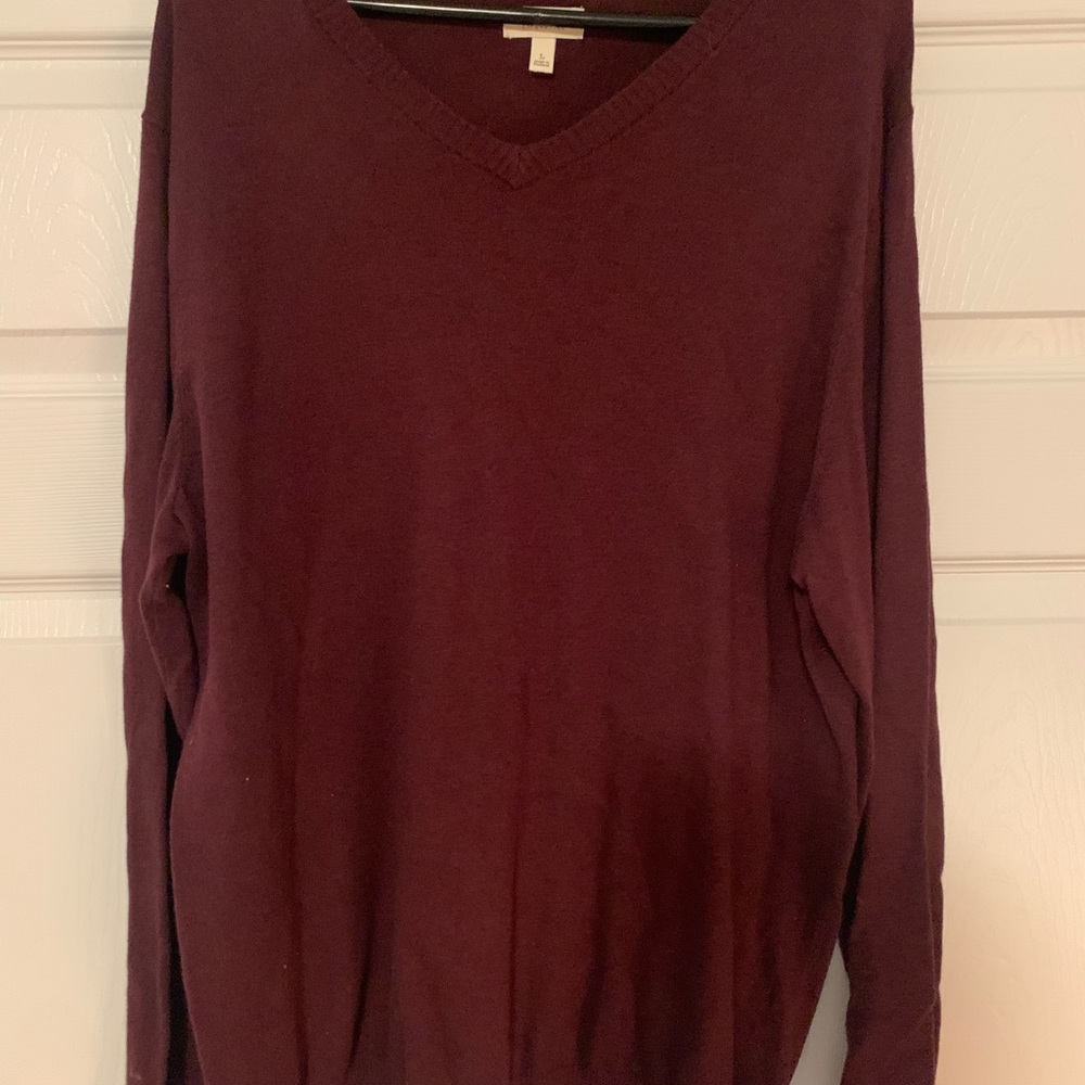 V-neck sweater